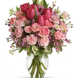 Arreglos de Tulipanes y Rosas