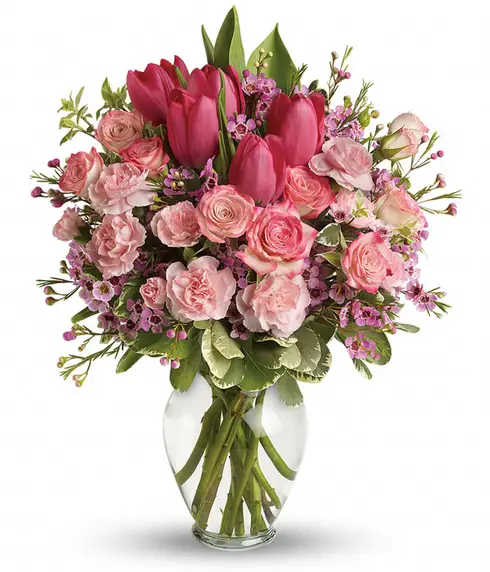 Arreglos de Tulipanes y Rosas